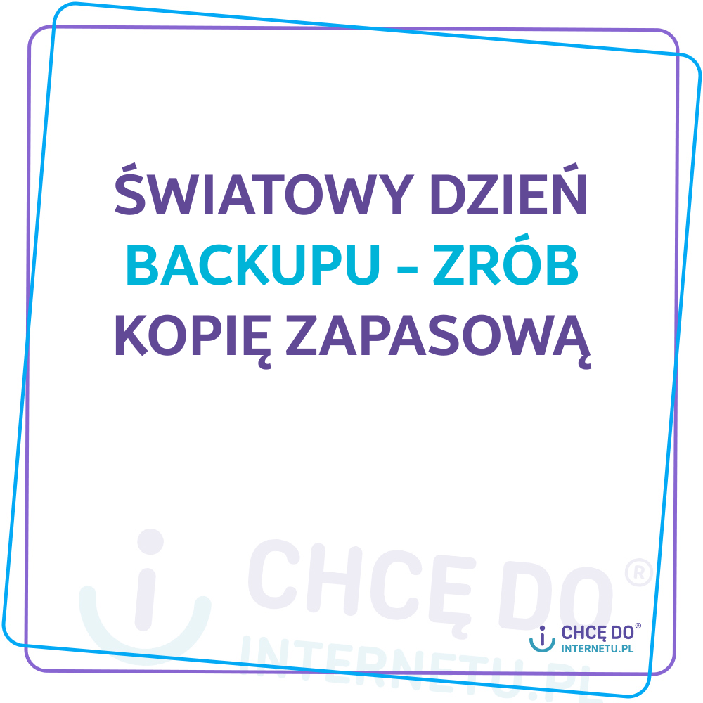 Swiatowy dzien backupu